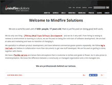 Tablet Screenshot of mindfiresolutions.com